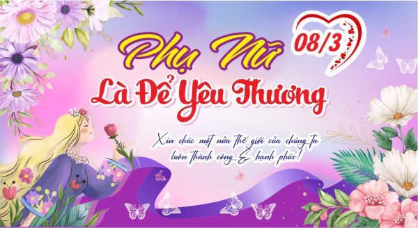Banner Ngày Quốc Tế Phụ Nữ 8-3 #24