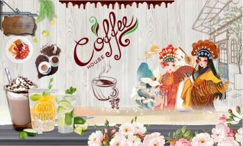 Tranh Tường Quán Cà Phê #07