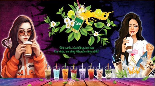 Tranh Tường Quán Cà Phê #10
